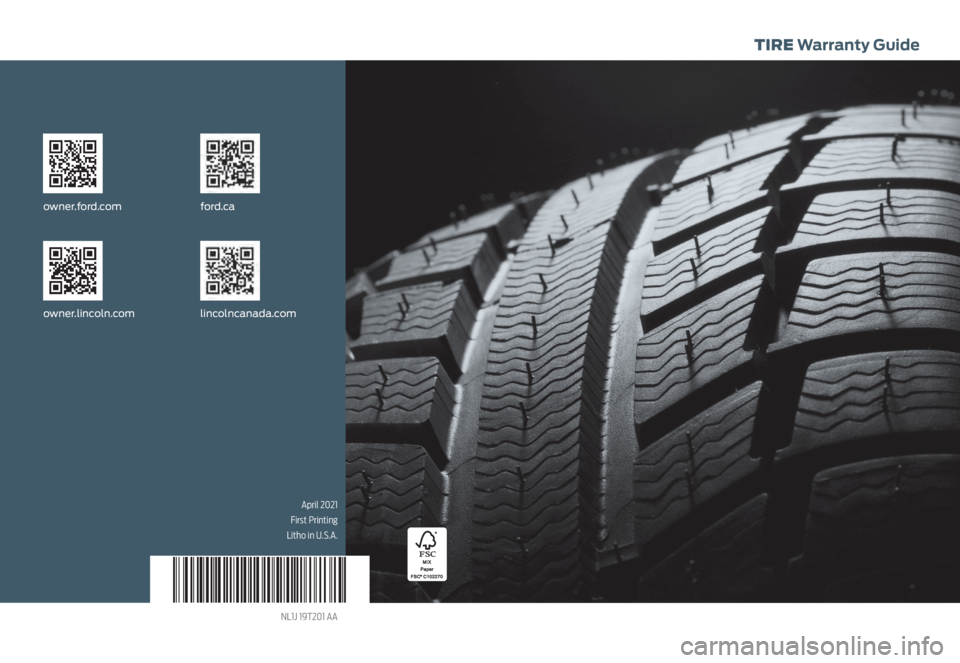 FORD ECOSPORT 2022  Warranty Guide 