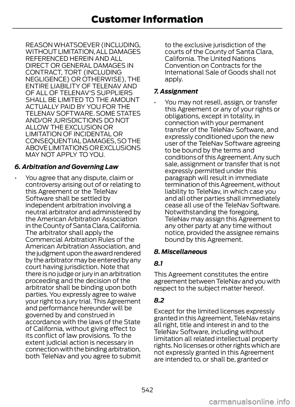 FORD ESCAPE 2022 Owners Manual REASON WHATSOEVER (INCLUDING,
WITHOUT LIMITATION, ALL DAMAGES
REFERENCED HEREIN AND ALL
DIRECT OR GENERAL DAMAGES IN
CONTRACT, TORT (INCLUDING
NEGLIGENCE) OR OTHERWISE), THE
ENTIRE LIABILITY OF TELENA FORD ESCAPE 2022 Owners Manual REASON WHATSOEVER (INCLUDING,
WITHOUT LIMITATION, ALL DAMAGES
REFERENCED HEREIN AND ALL
DIRECT OR GENERAL DAMAGES IN
CONTRACT, TORT (INCLUDING
NEGLIGENCE) OR OTHERWISE), THE
ENTIRE LIABILITY OF TELENA