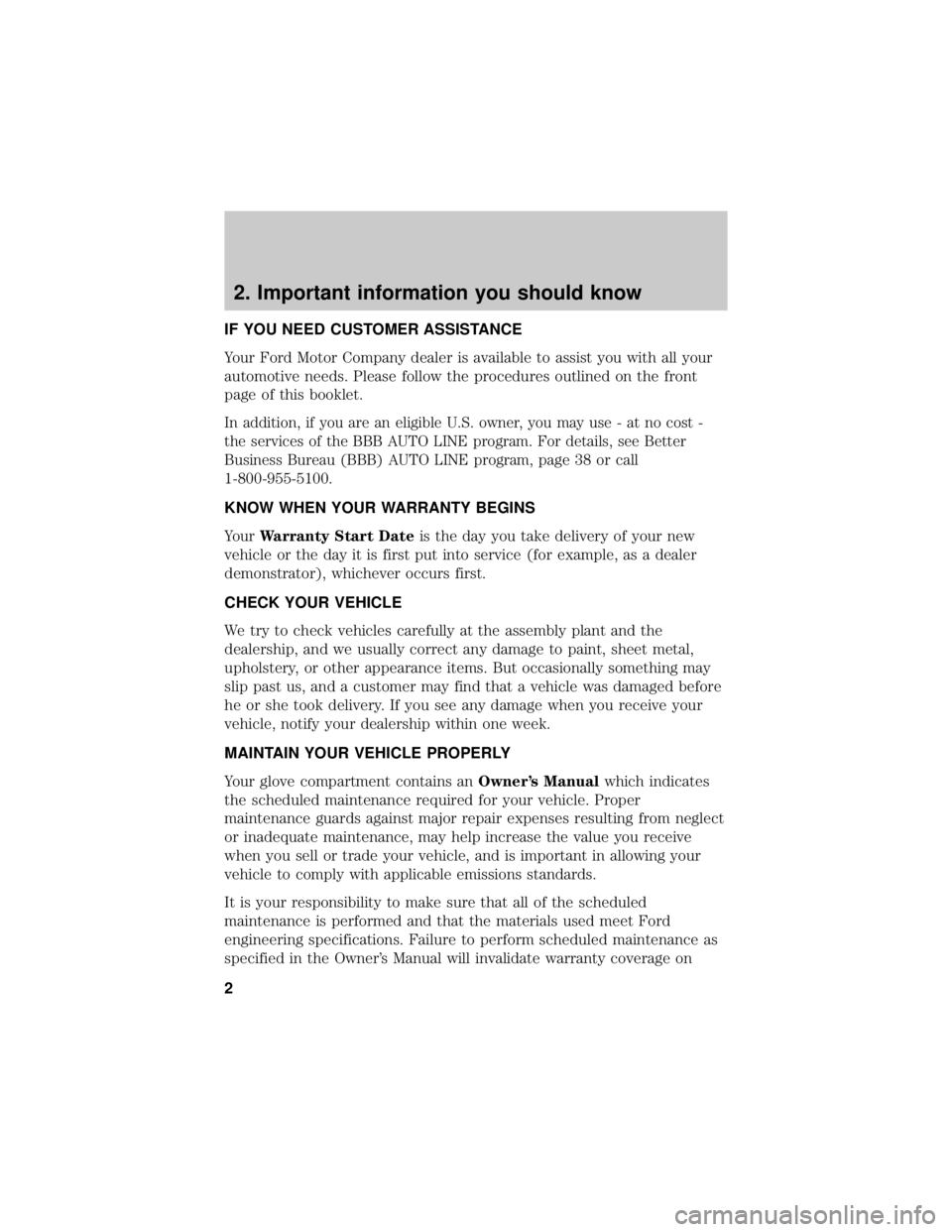 FORD F-150 2021 Warranty Guide FORD F-150 2021 Warranty Guide