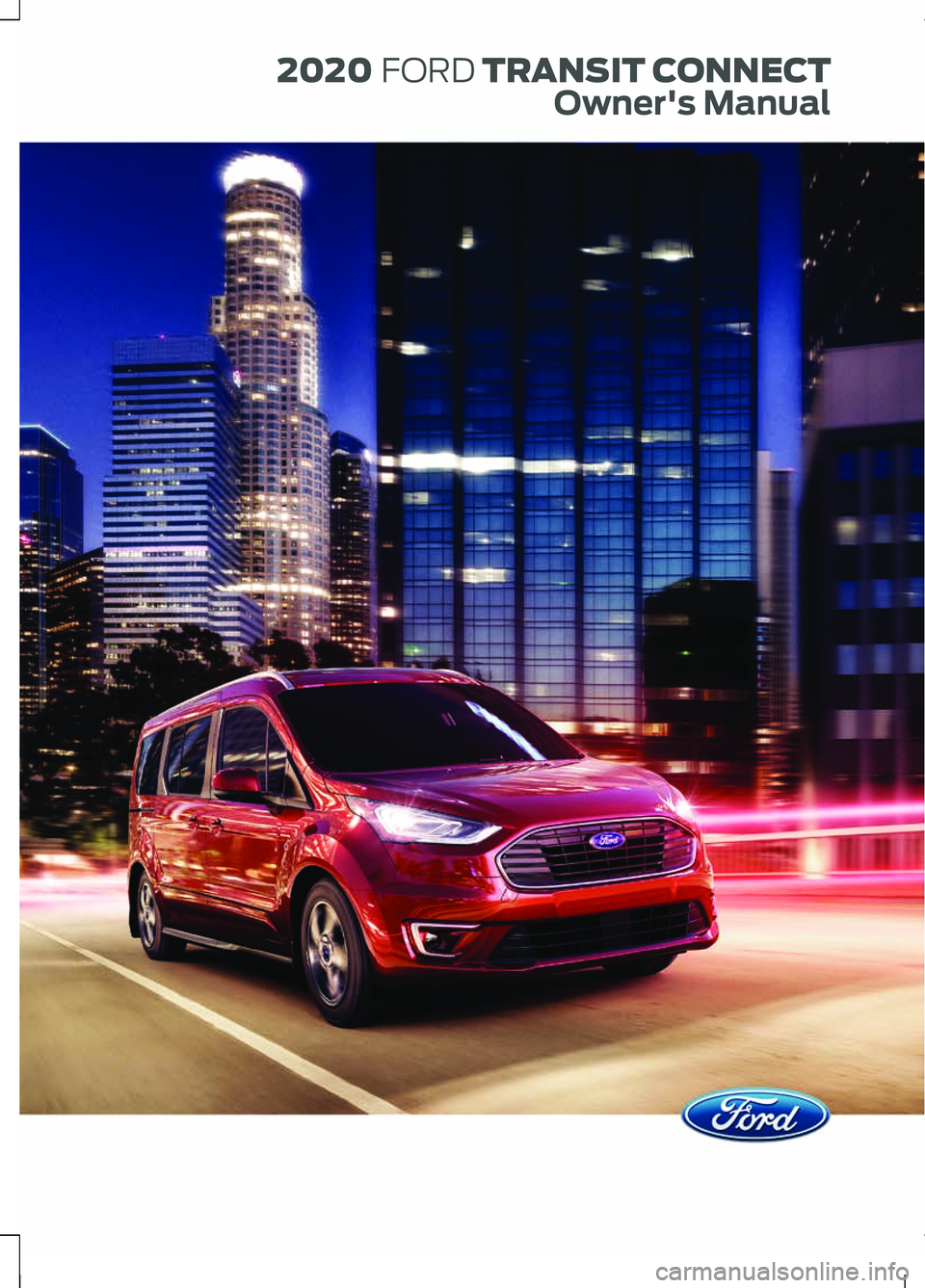 FORD TRANSIT CONNECT 2020  Owners Manual 