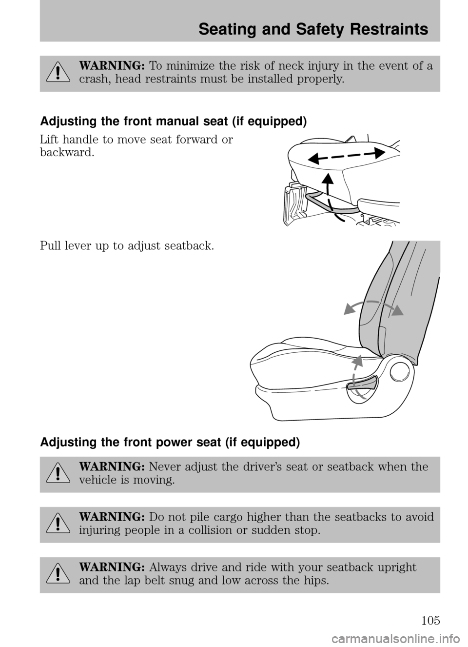 FORD ESCAPE 2009 2.G Owners Manual 