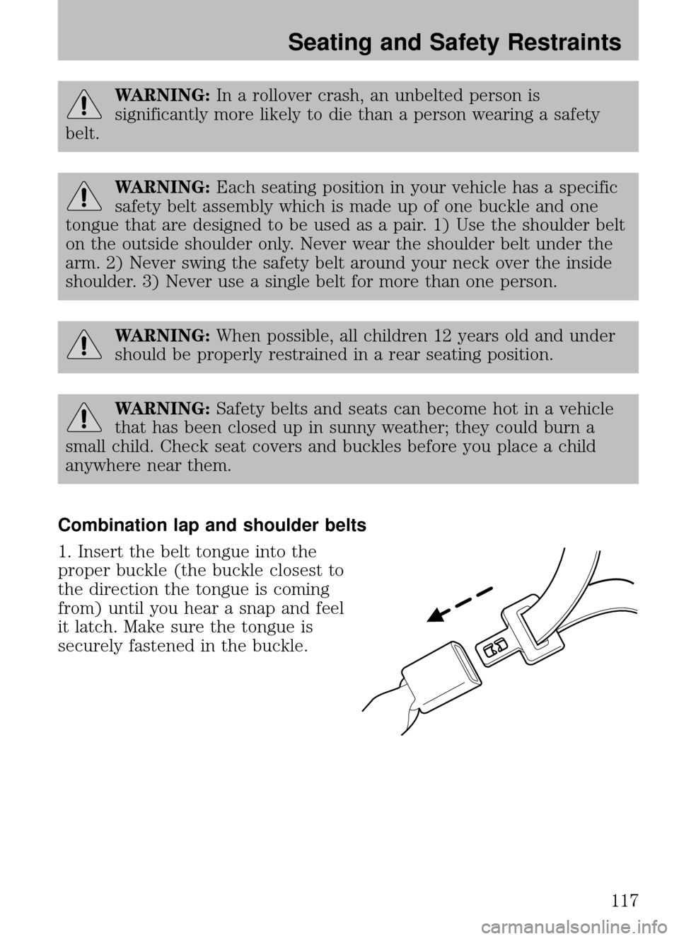 FORD ESCAPE 2009 2.G Owners Manual 