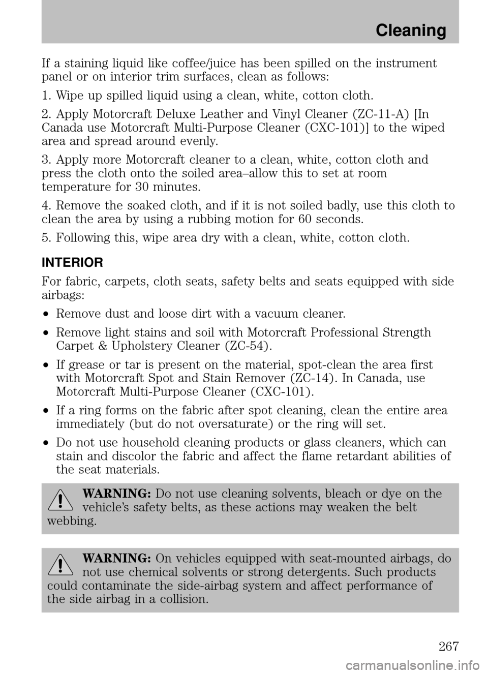 FORD ESCAPE 2009 2.G Owners Manual FORD ESCAPE 2009 2.G Owners Manual