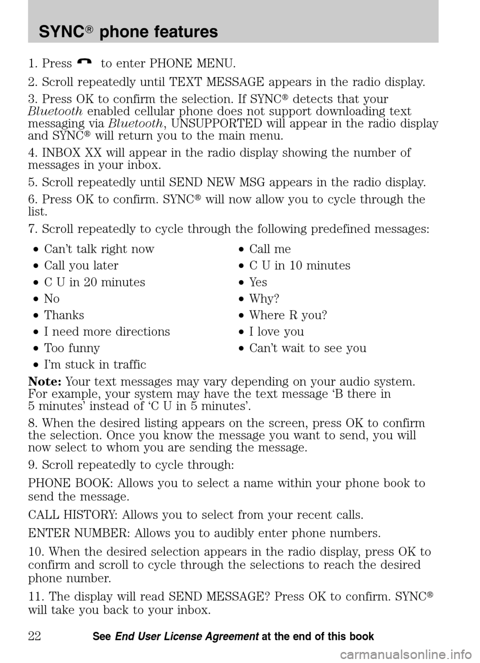 FORD ESCAPE HYBRID 2009 2.G Quick Reference Guide FORD ESCAPE HYBRID 2009 2.G Quick Reference Guide