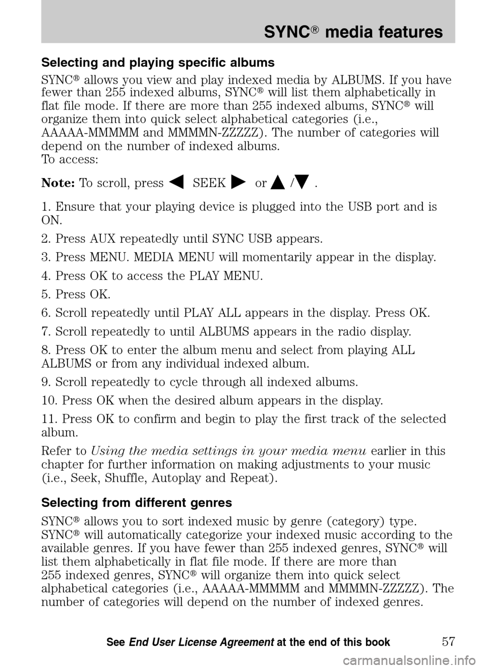 FORD ESCAPE HYBRID 2009 2.G Quick Reference Guide FORD ESCAPE HYBRID 2009 2.G Quick Reference Guide
