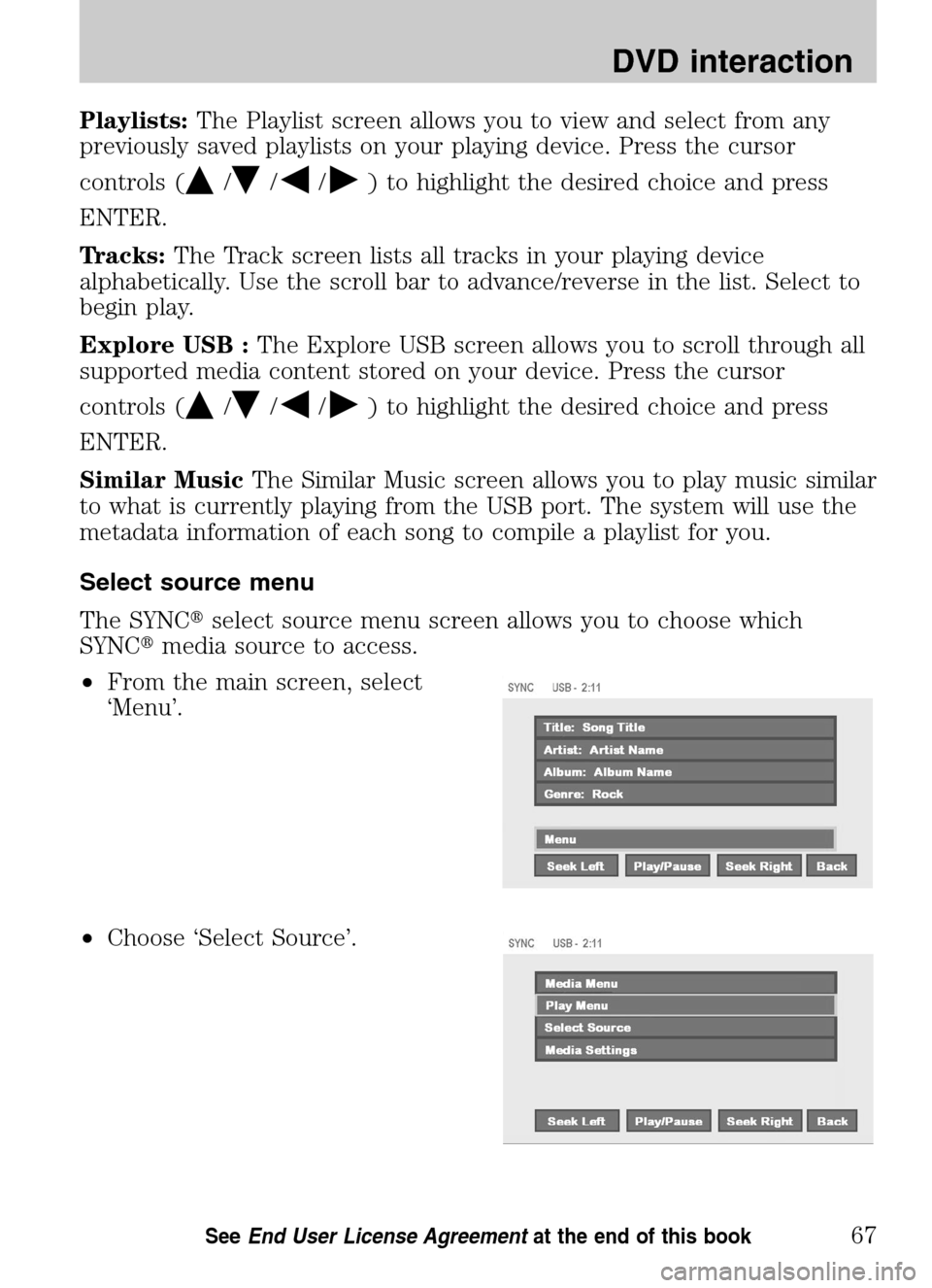 FORD ESCAPE HYBRID 2009 2.G Quick Reference Guide FORD ESCAPE HYBRID 2009 2.G Quick Reference Guide