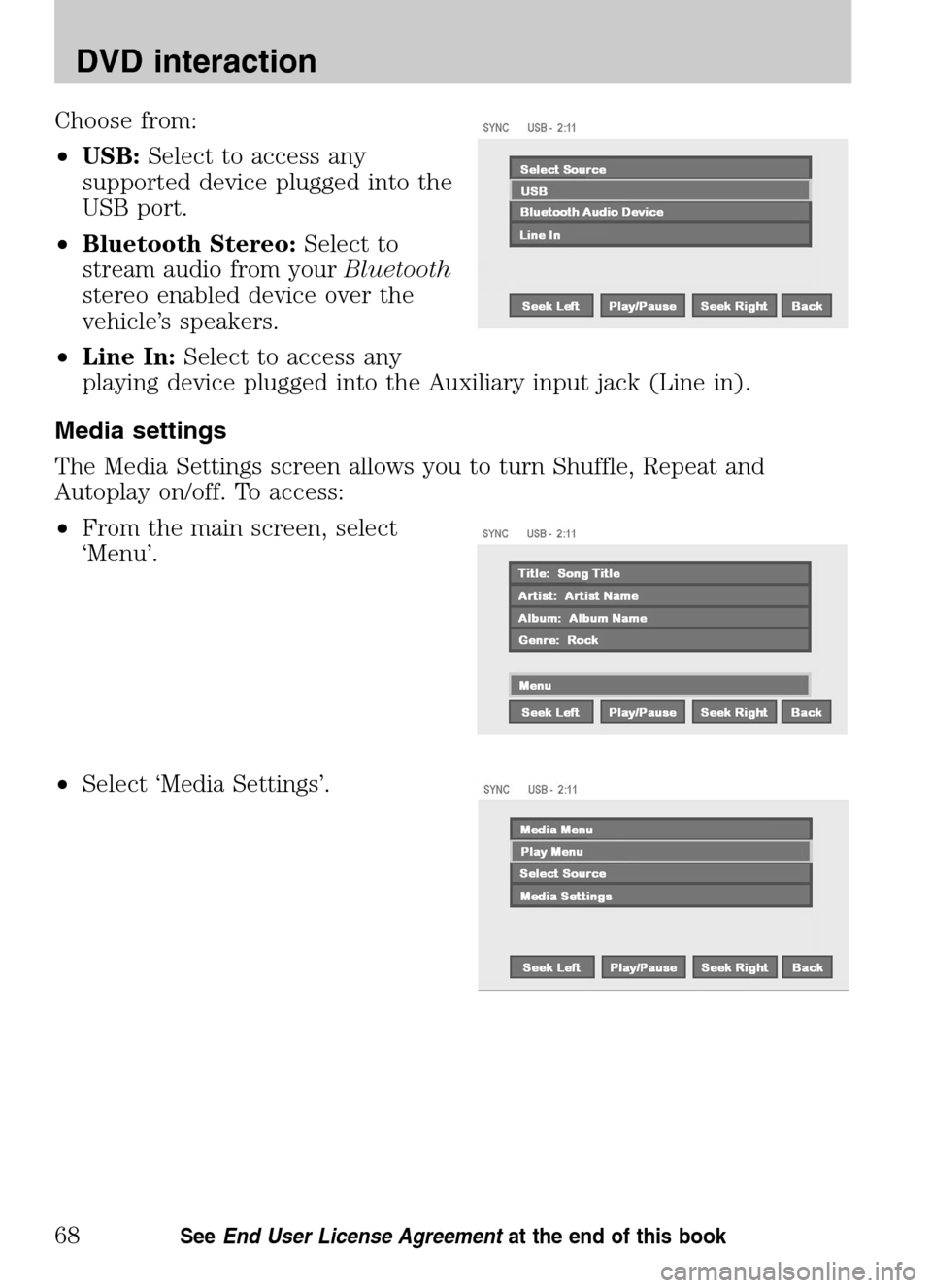 FORD ESCAPE HYBRID 2009 2.G Quick Reference Guide FORD ESCAPE HYBRID 2009 2.G Quick Reference Guide