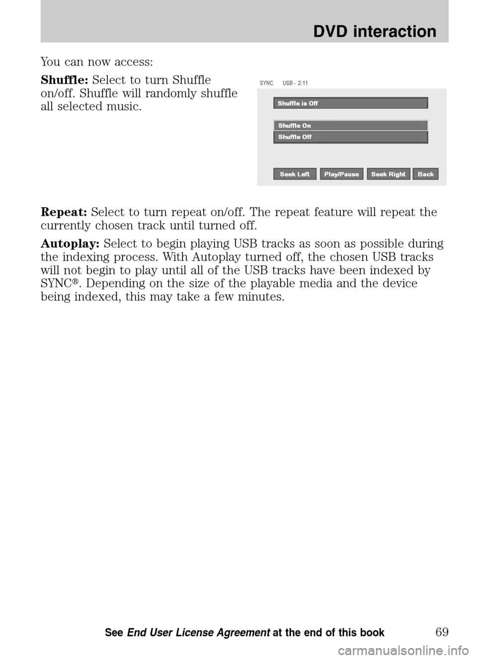 FORD ESCAPE HYBRID 2009 2.G Quick Reference Guide FORD ESCAPE HYBRID 2009 2.G Quick Reference Guide