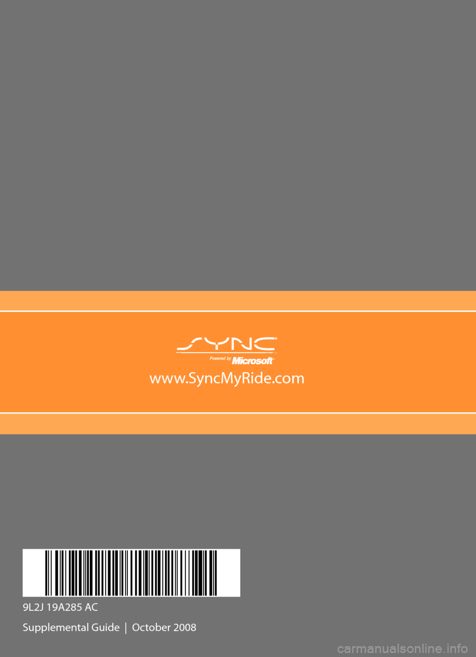 FORD ESCAPE HYBRID 2009 2.G Quick Reference Guide FORD ESCAPE HYBRID 2009 2.G Quick Reference Guide