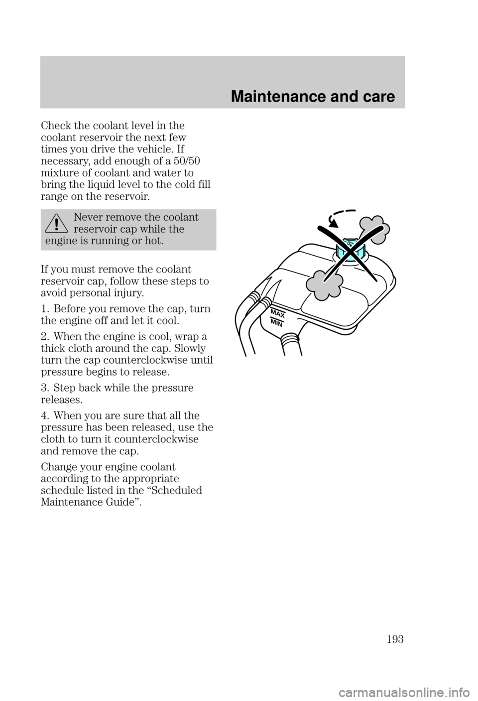 FORD FOCUS 2000 1.G Owners Manual Maintenance and care
	  ( ## "(  *  " (
## "( &&*#& ( ",( +
(! -#) &* ( *  
"&-  "#) #  
!,()& # ## "( " +(& (#
&" (  %)