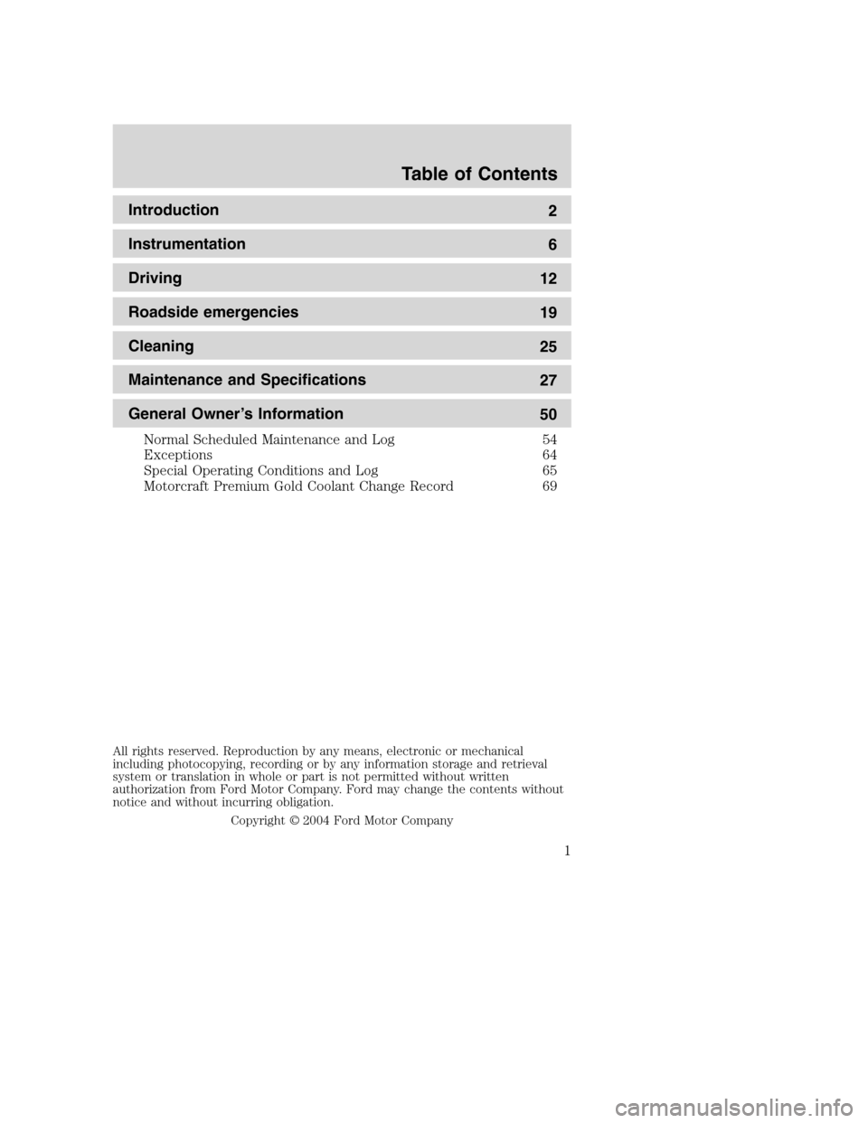 FORD SUPER DUTY 2005 1.G Diesel Supplement Manual 