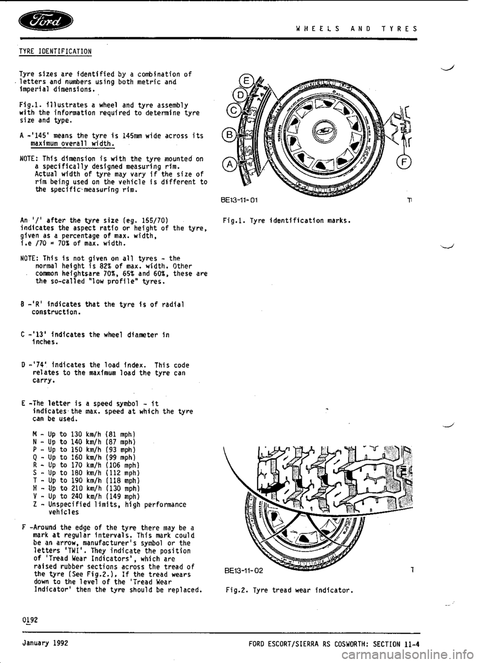 FORD SIERRA RS COSWORTH 1986 1.G Repair Manual FORD SIERRA RS COSWORTH 1986 1.G Repair Manual