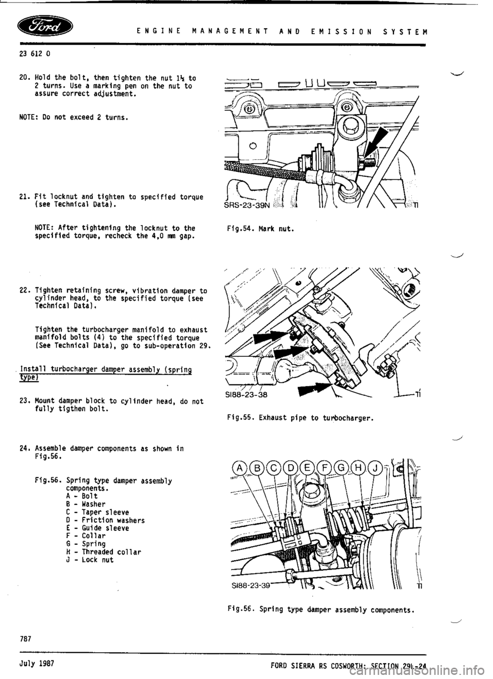 FORD SIERRA RS COSWORTH 1990 1.G Workshop Manual FORD SIERRA RS COSWORTH 1990 1.G Workshop Manual