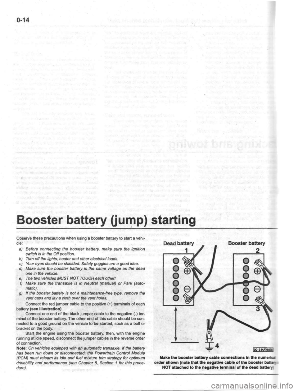 FORD ESCAPE 2001 1.G User Guide 