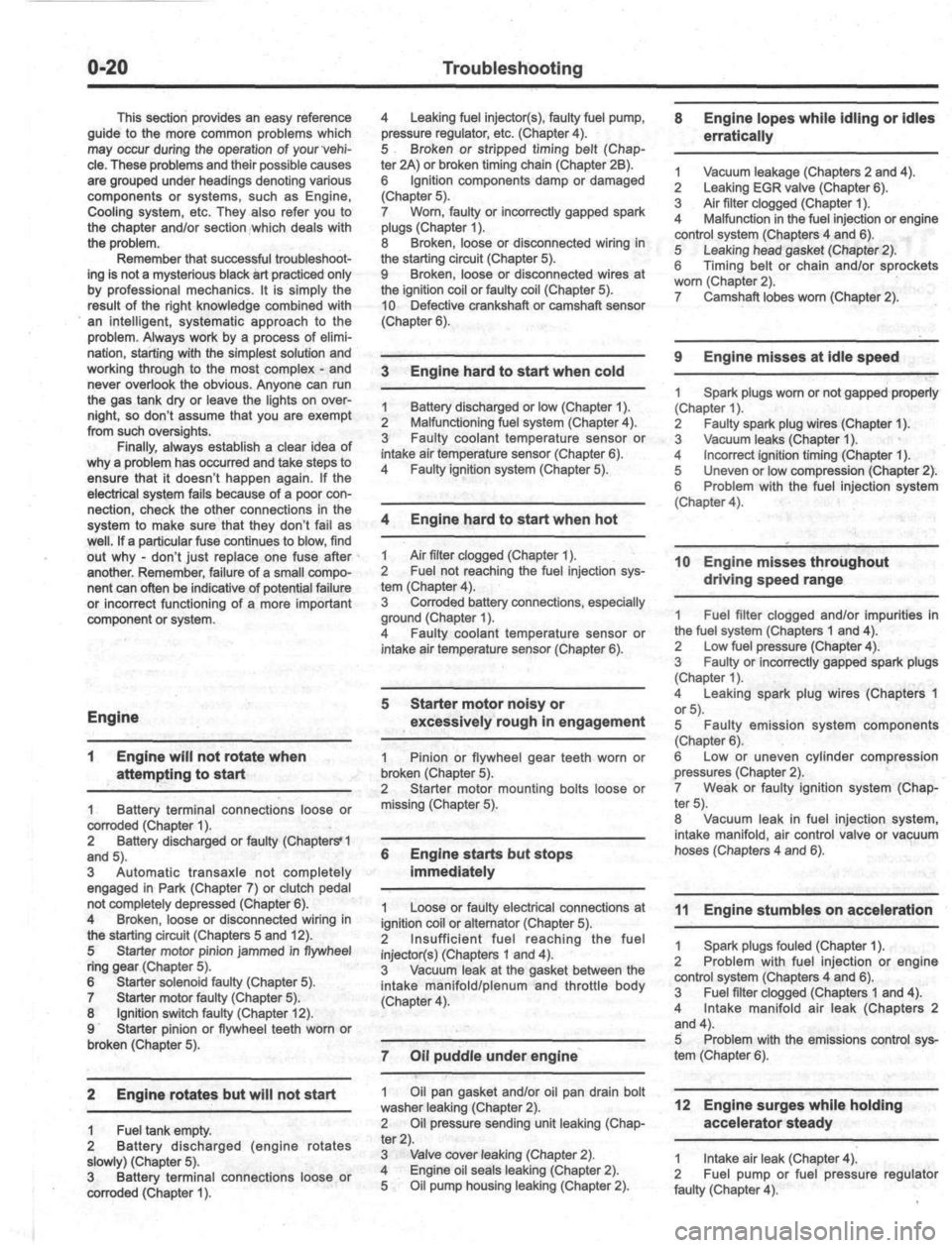 FORD ESCAPE 2001 1.G User Guide 