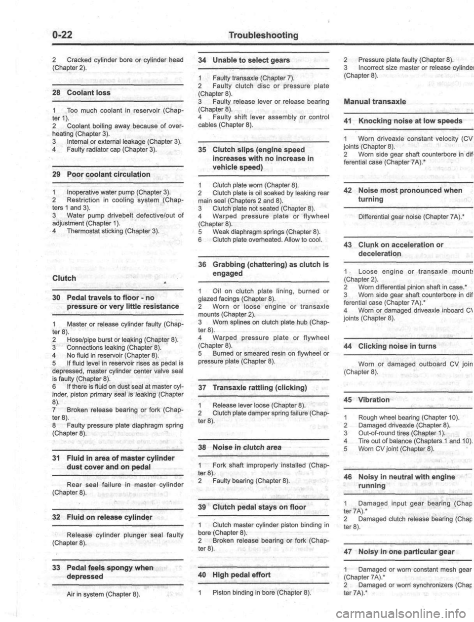 FORD ESCAPE 2001 1.G User Guide 