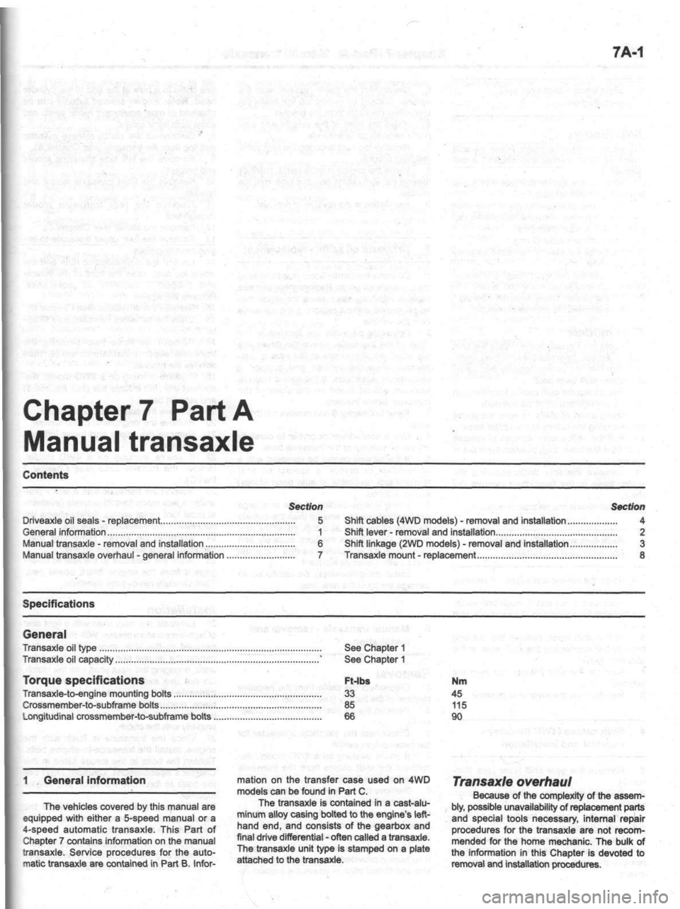 FORD ESCAPE 2002 1.G Workshop Manual FORD ESCAPE 2002 1.G Workshop Manual