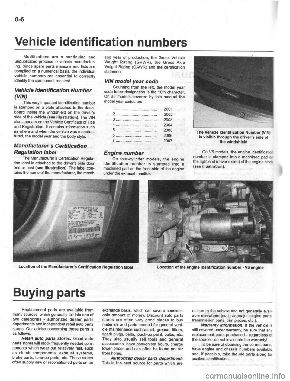 FORD ESCAPE 2006 1.G Workshop Manual FORD ESCAPE 2006 1.G Workshop Manual