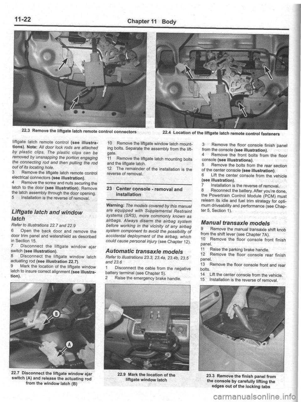 FORD ESCAPE 2002 1.G Workshop Manual FORD ESCAPE 2002 1.G Workshop Manual
