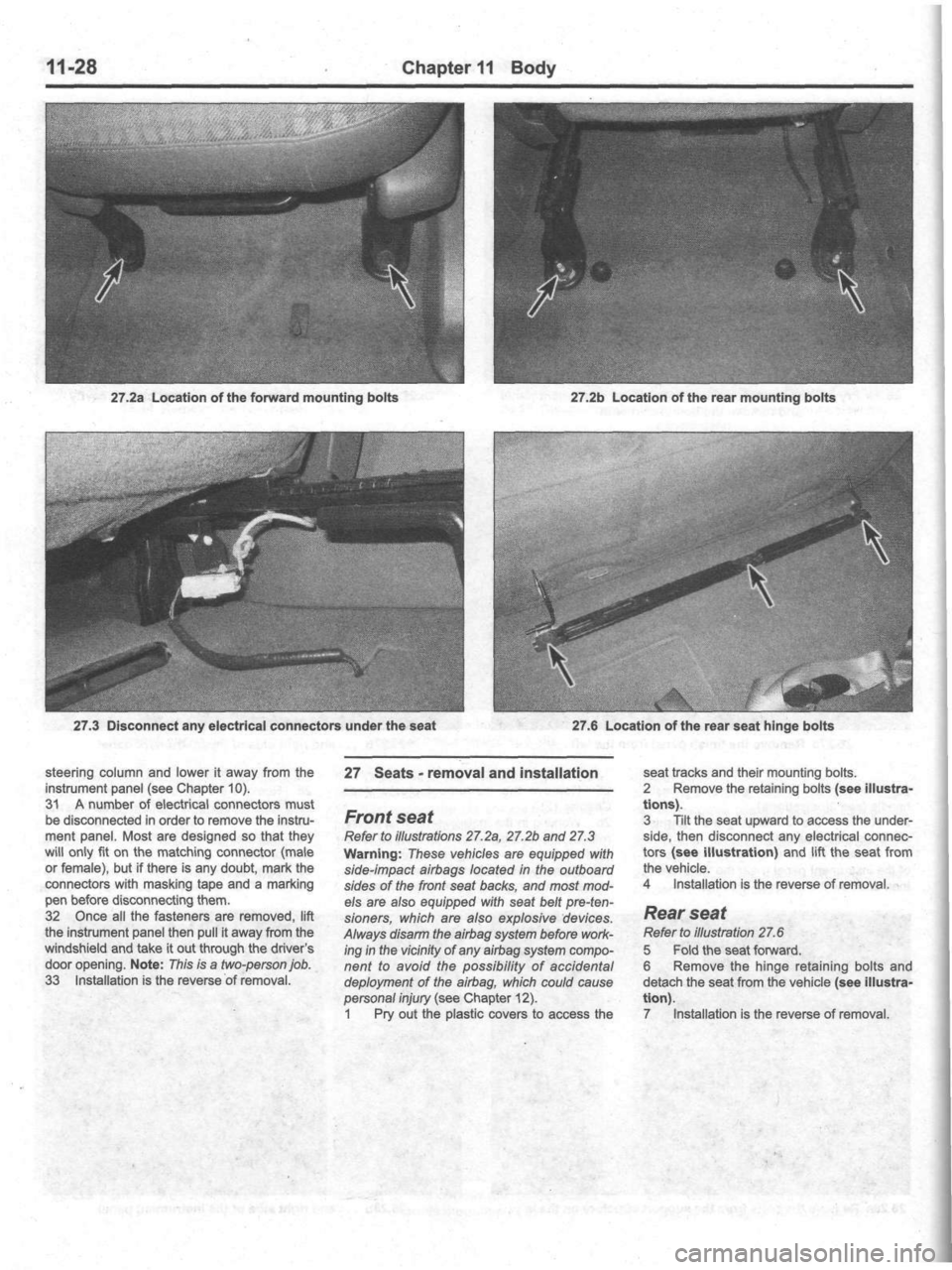 FORD ESCAPE 2002 1.G Workshop Manual FORD ESCAPE 2002 1.G Workshop Manual