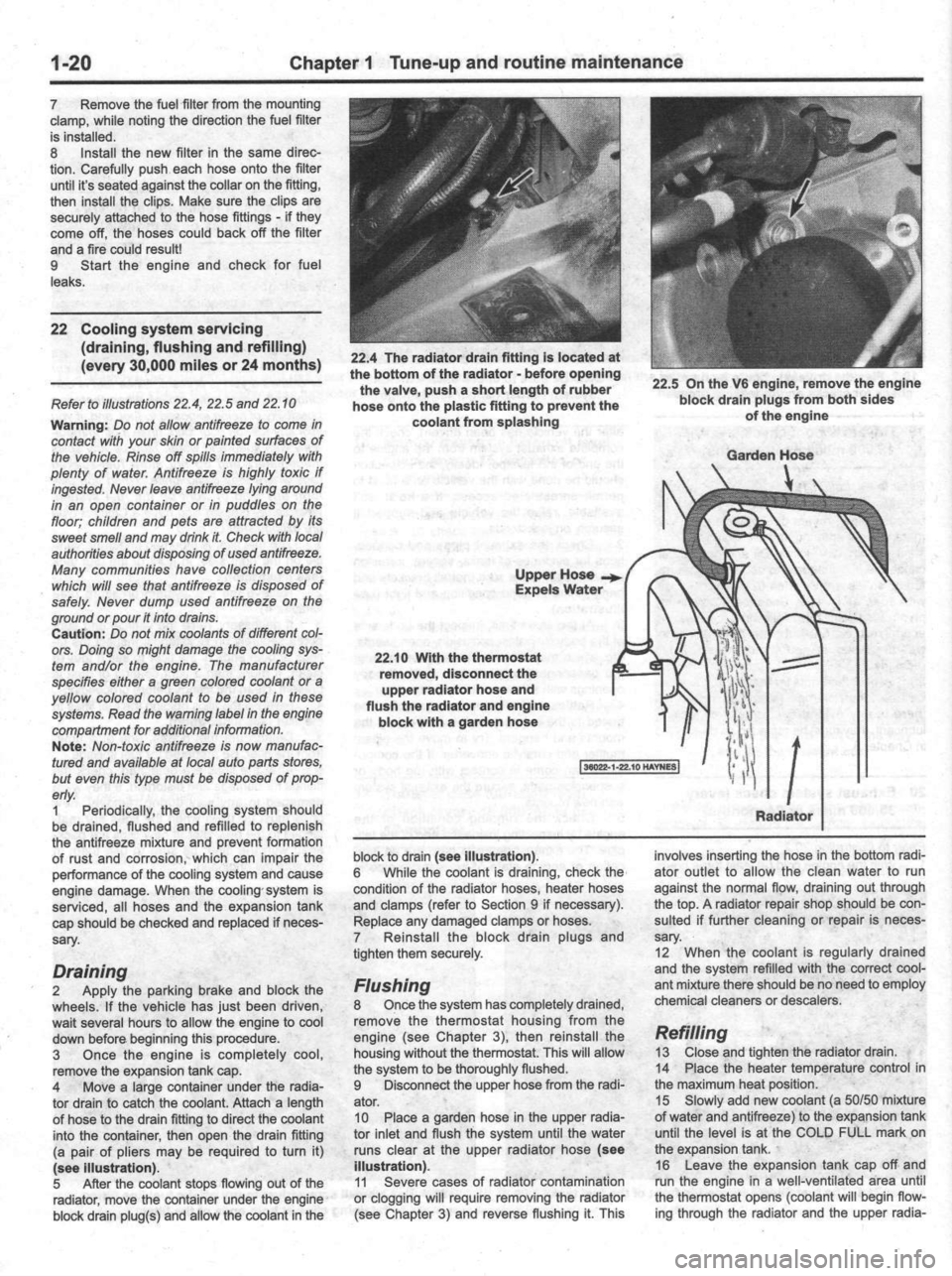 FORD ESCAPE 2001 1.G Service Manual 