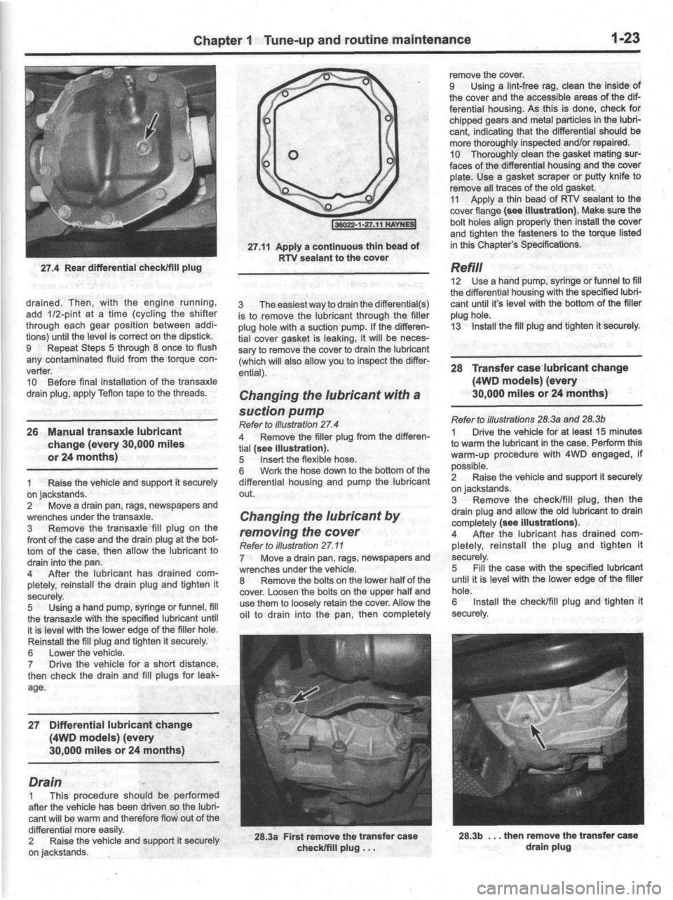 FORD ESCAPE 2001 1.G Service Manual 