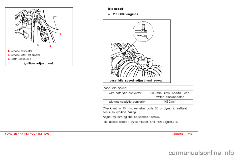 FORD SIERRA 1990 2.G 2.0 2.8 2.9 Engines Workshop Manual 