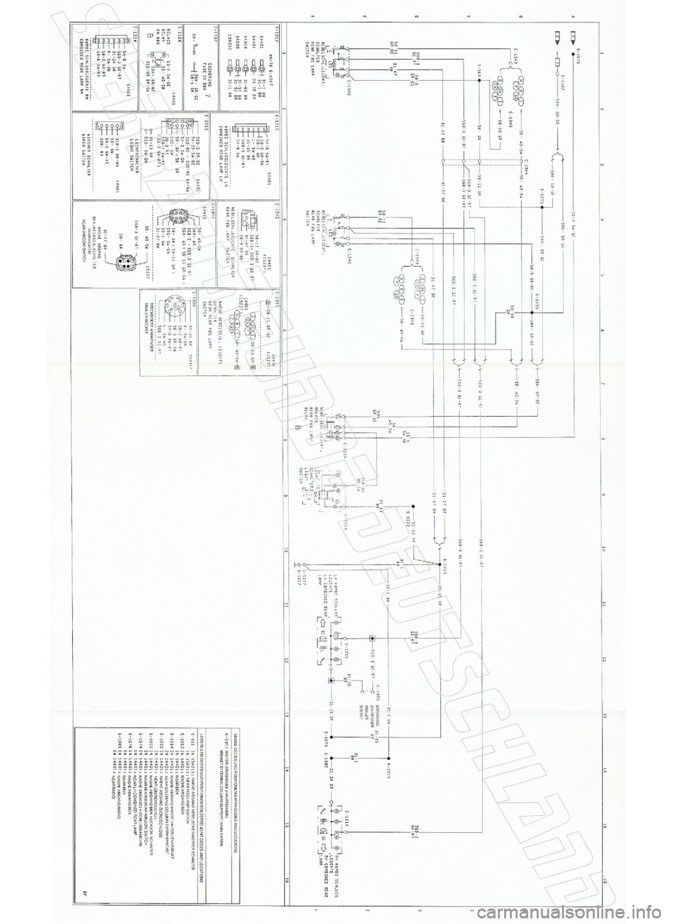 FORD SIERRA 1992 2.G Wiring Diagrams Service Manual FORD SIERRA 1992 2.G Wiring Diagrams Service Manual