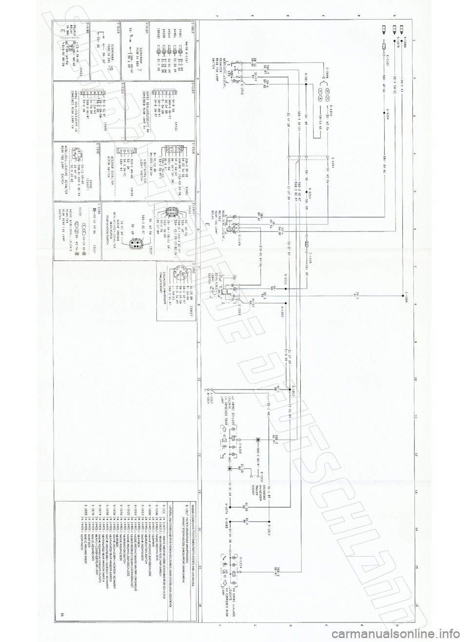 FORD SIERRA 1992 2.G Wiring Diagrams Service Manual FORD SIERRA 1992 2.G Wiring Diagrams Service Manual