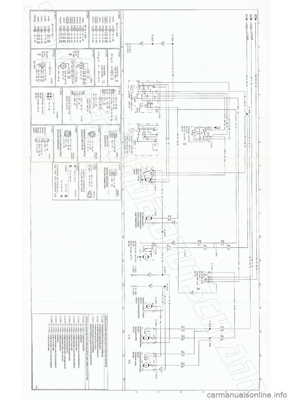 FORD SIERRA 1992 2.G Wiring Diagrams Repair Manual 
