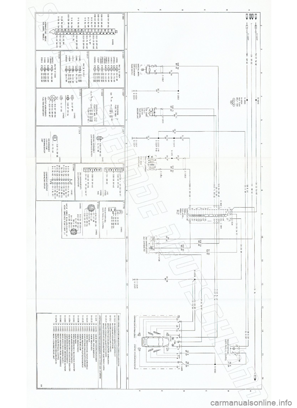 FORD SIERRA 1992 2.G Wiring Diagrams Repair Manual 