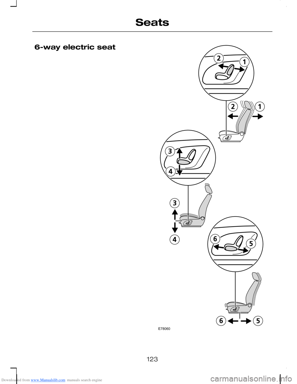 FORD C MAX 2008 1.G Owners Manual Downloaded from www.Manualslib.com manuals search engine 6-way electric seat
123
SeatsE78060 FORD C MAX 2008 1.G Owners Manual Downloaded from www.Manualslib.com manuals search engine 6-way electric seat
123
SeatsE78060