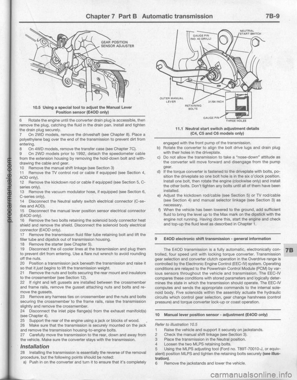 FORD BRONCO 1980 Service Repair Manual procarmanuals.com FORD BRONCO 1980 Service Repair Manual procarmanuals.com
