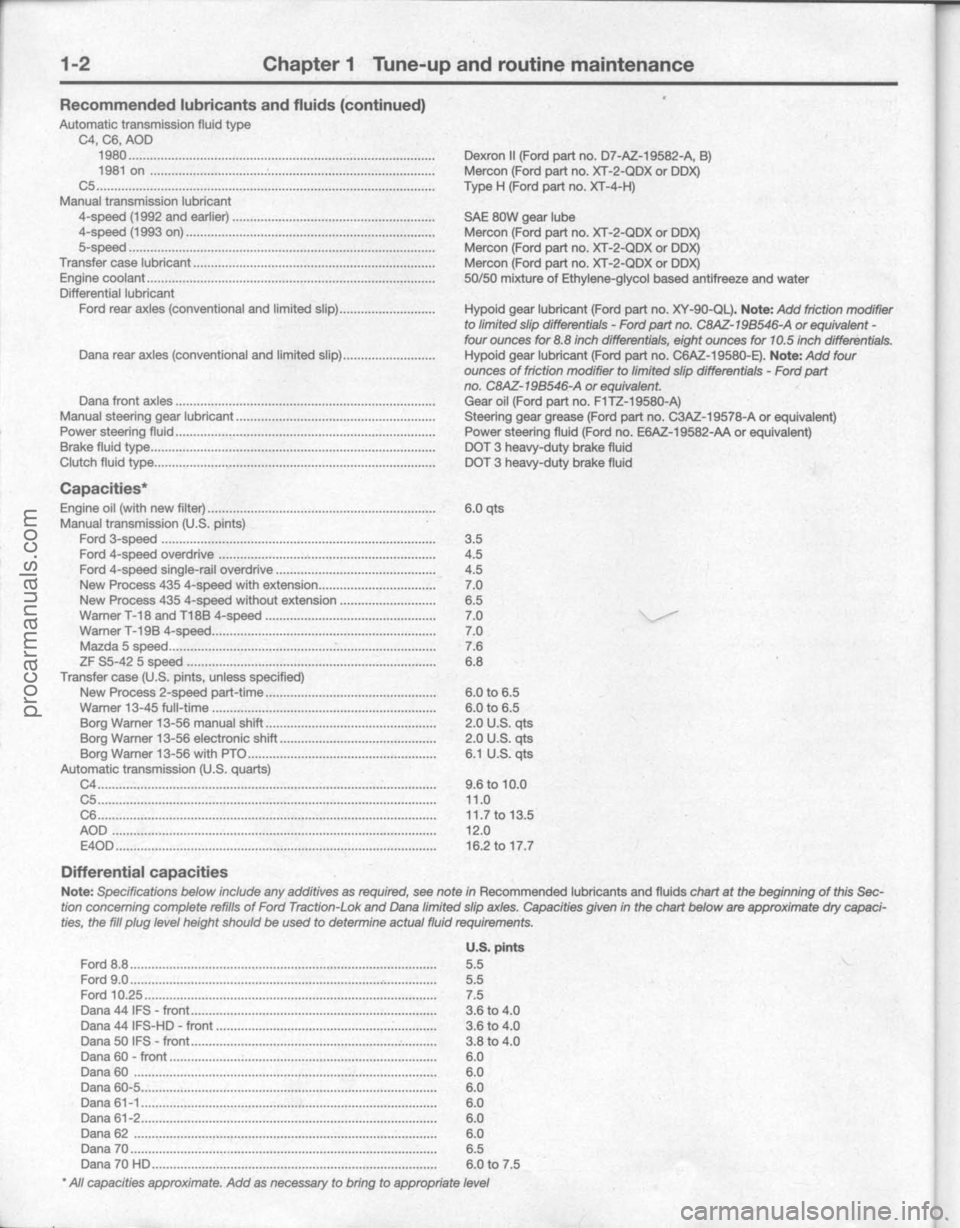 FORD BRONCO 1980  Service Owners Guide procarmanuals.com 