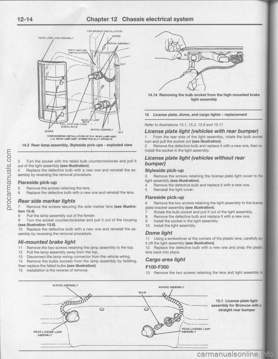 FORD BRONCO 1980 Service Repair Manual procarmanuals.com FORD BRONCO 1980 Service Repair Manual procarmanuals.com