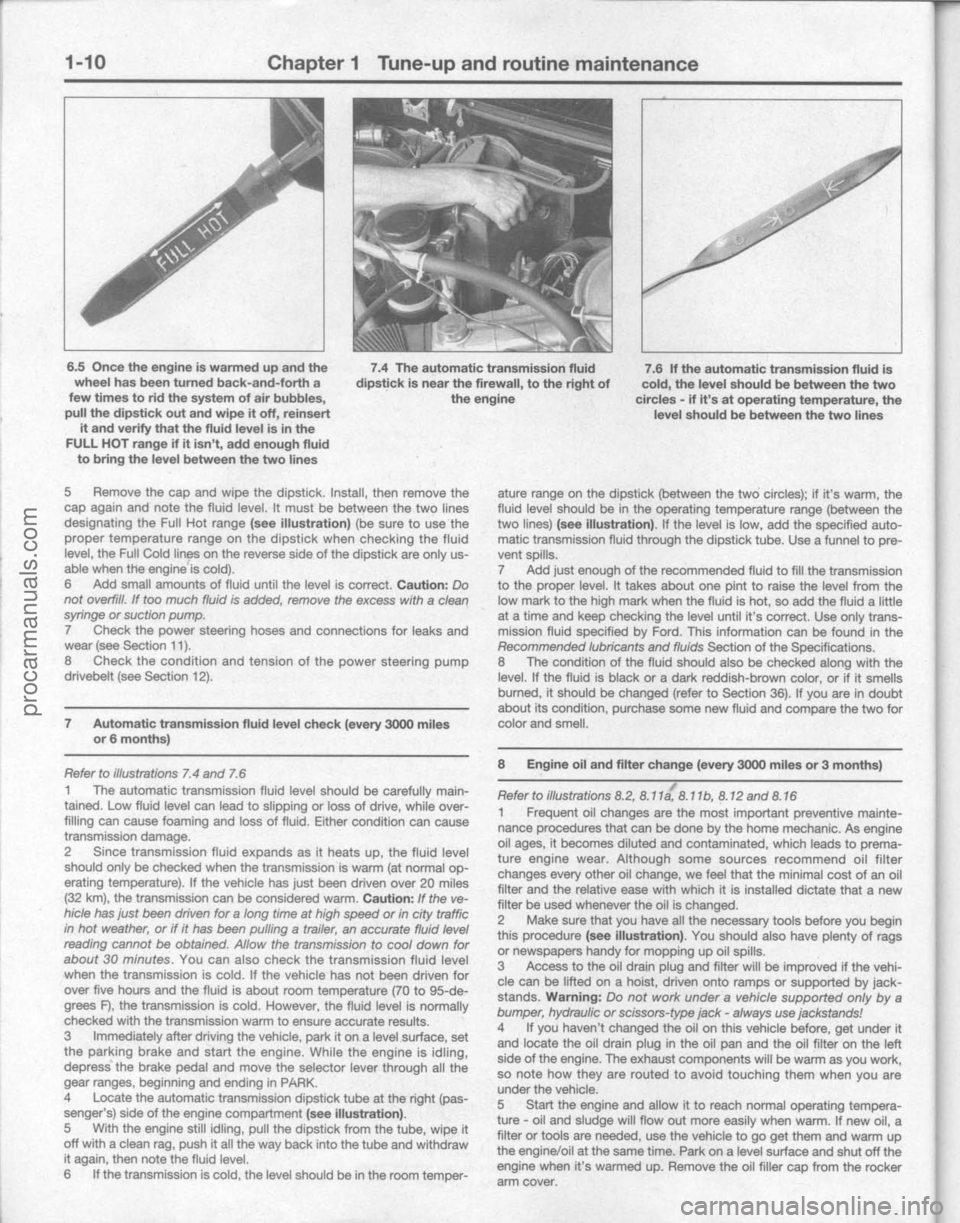 FORD BRONCO 1980  Service Owners Guide procarmanuals.com 