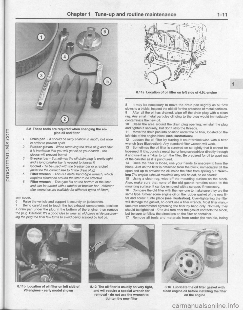 FORD BRONCO 1980  Service Owners Guide procarmanuals.com 
