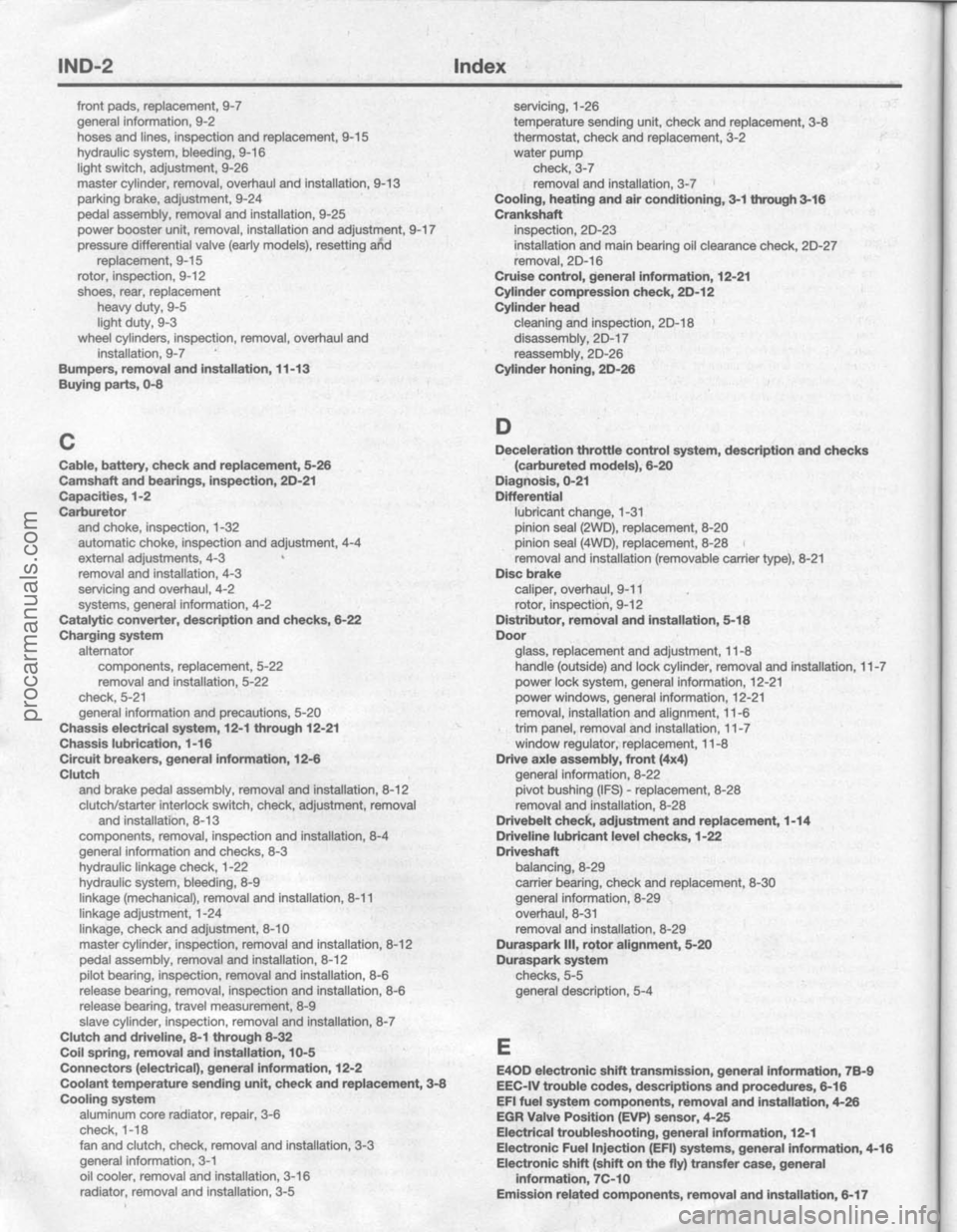 FORD BRONCO 1980 Service Repair Manual procarmanuals.com FORD BRONCO 1980 Service Repair Manual procarmanuals.com