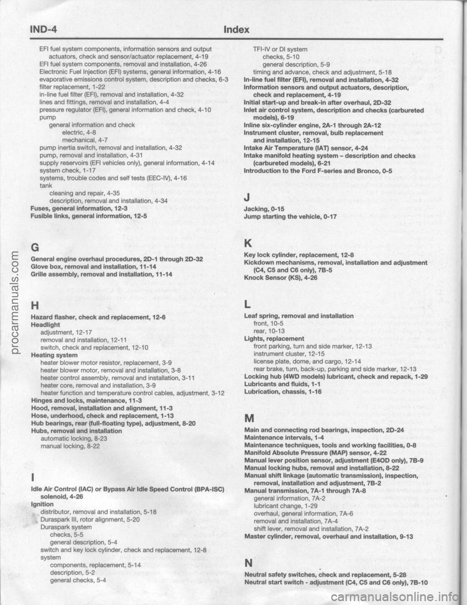 FORD BRONCO 1980 Service Repair Manual procarmanuals.com FORD BRONCO 1980 Service Repair Manual procarmanuals.com