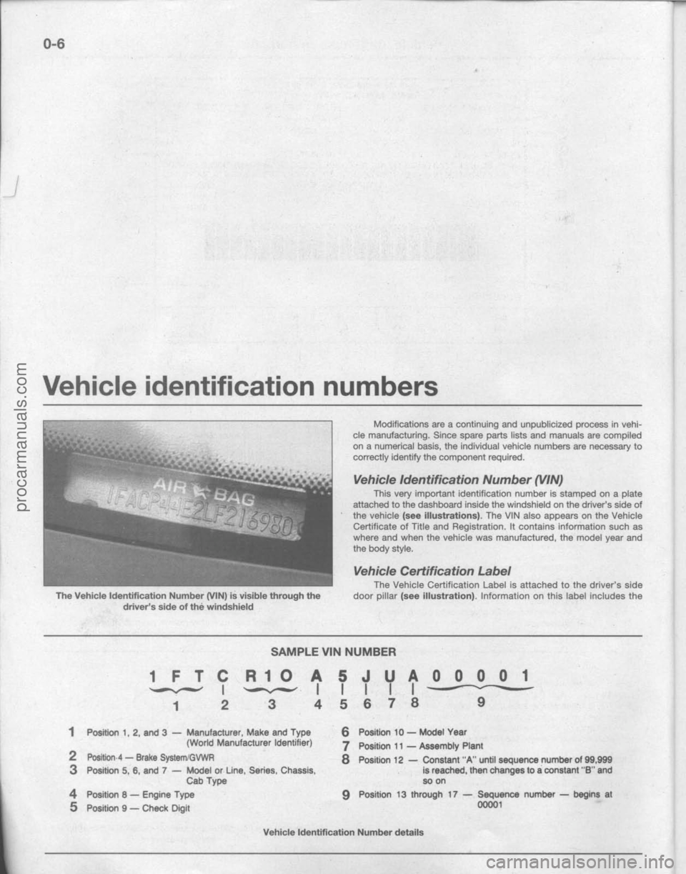 FORD BRONCO 1980  Service Repair Manual procarmanuals.com  