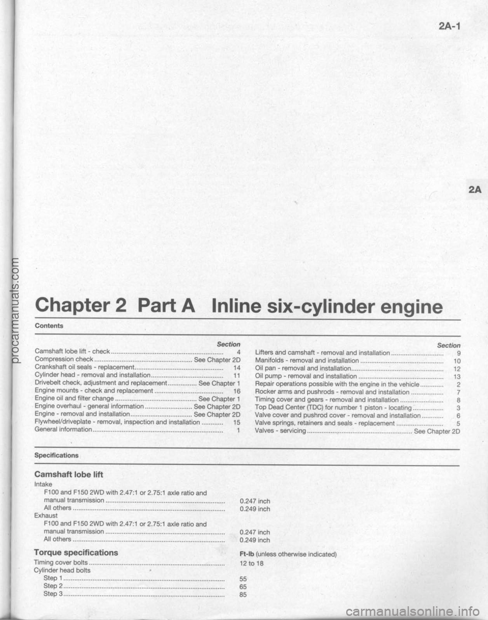 FORD BRONCO 1980 Service Manual PDF procarmanuals.com FORD BRONCO 1980 Service Manual PDF procarmanuals.com