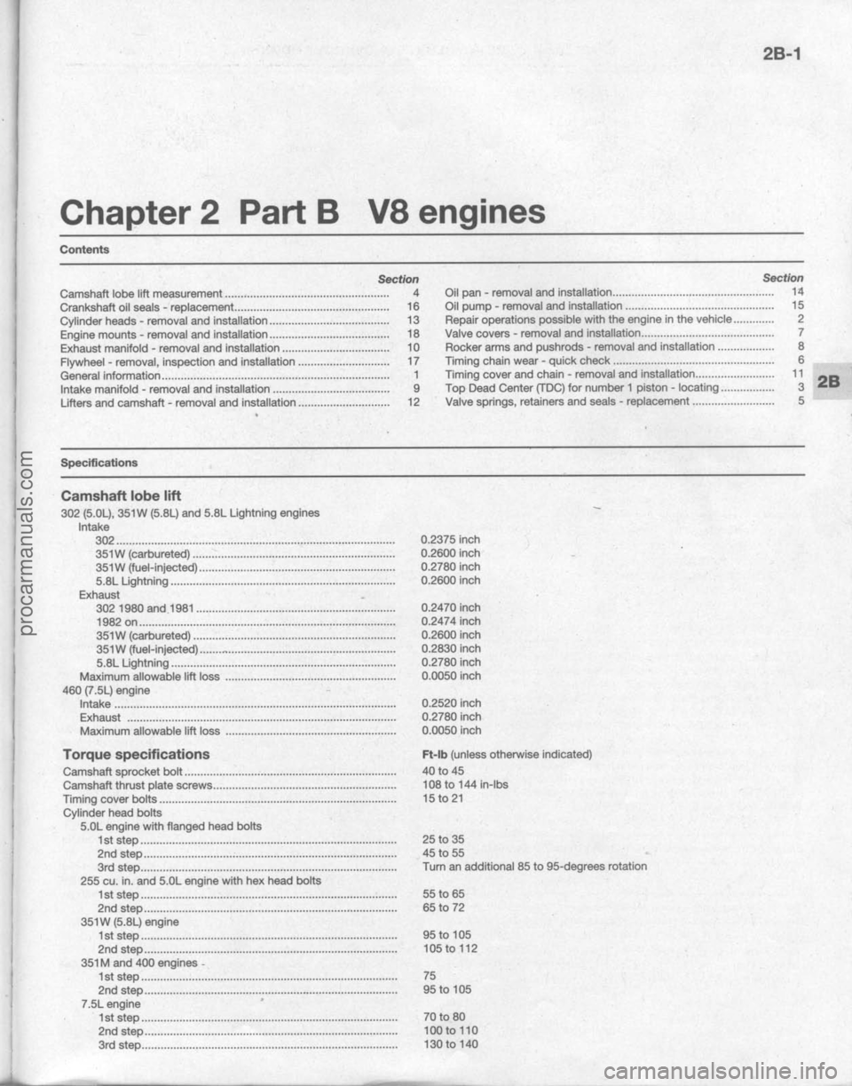 FORD BRONCO 1980 Service Manual PDF procarmanuals.com FORD BRONCO 1980 Service Manual PDF procarmanuals.com