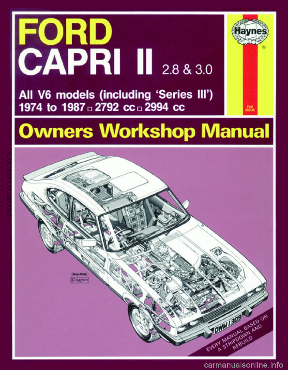 FORD CAPRI 1974  Workshop Manual procarmanuals.com 