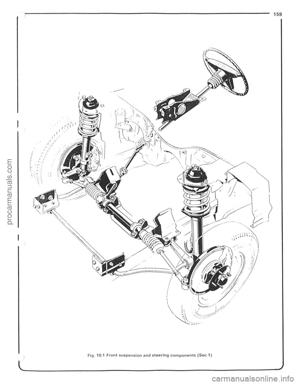 FORD CAPRI 1974 Workshop Manual I
, ,.
, ,
. ..--. . ... /
\-:~. : : I . ,
159
-
Fig . 10.1 Front suspension and steering components (Soc 1)
.i . ~
I !
procarmanuals.com FORD CAPRI 1974 Workshop Manual I
, ,.
, ,
. ..--. . ... /
\-:~. : : I . ,
159
-
Fig . 10.1 Front suspension and steering components (Soc 1)
.i . ~
I !
procarmanuals.com