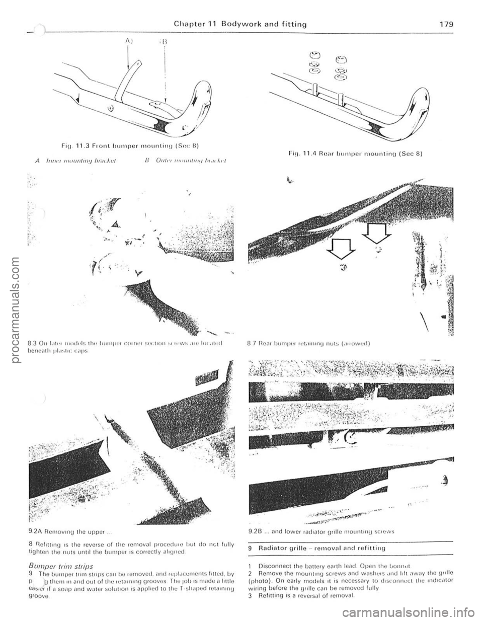 FORD CAPRI 1974 Workshop Manual Clwptcr 11 Bodywork and fitting 179
AI
I
FiO 11.3 F Olll humpe r mnlOOlIill!) (S,!,; H)
1 /""., "II/III!} /",11./.."/
830" 1.,10" 1I1I"ld~ Ill" 1"""1"" C(I""" "".11111 ~'" FORD CAPRI 1974 Workshop Manual Clwptcr 11 Bodywork and fitting 179
AI
I
FiO 11.3 F Olll humpe r mnlOOlIill!) (S,!,; H)
1 /""., "II/III!} /",11./.."/
830" 1.,10" 1I1I"ld~ Ill" 1"""1"" C(I""" "".11111 ~'"