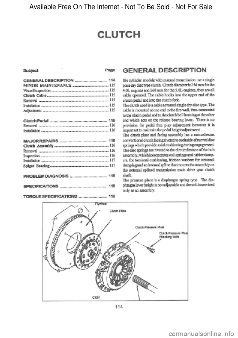 FORD FALCON 1998 Workshop Manual Available Free On The Internet - Not To Be Sold - Not For Sale FORD FALCON 1998 Workshop Manual Available Free On The Internet - Not To Be Sold - Not For Sale