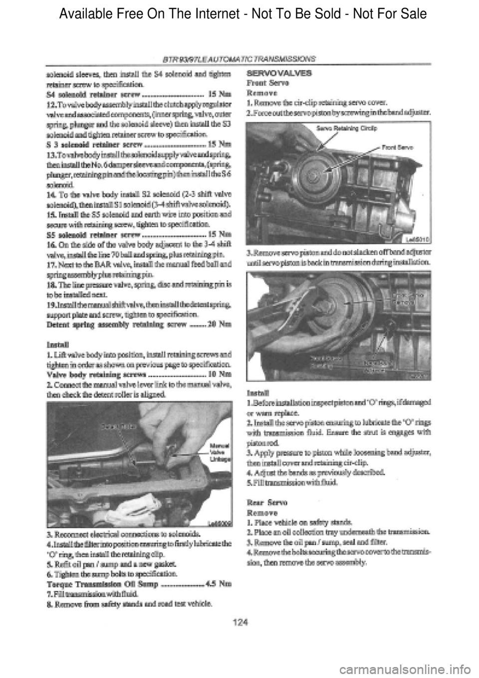 FORD FALCON 1998 Workshop Manual Available Free On The Internet - Not To Be Sold - Not For Sale FORD FALCON 1998 Workshop Manual Available Free On The Internet - Not To Be Sold - Not For Sale