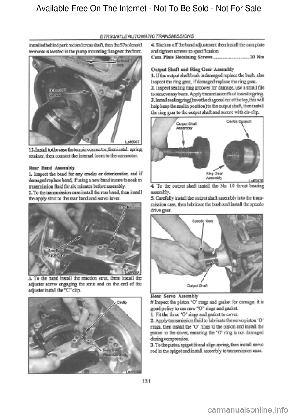 FORD FALCON 1998 Workshop Manual Available Free On The Internet - Not To Be Sold - Not For Sale FORD FALCON 1998 Workshop Manual Available Free On The Internet - Not To Be Sold - Not For Sale