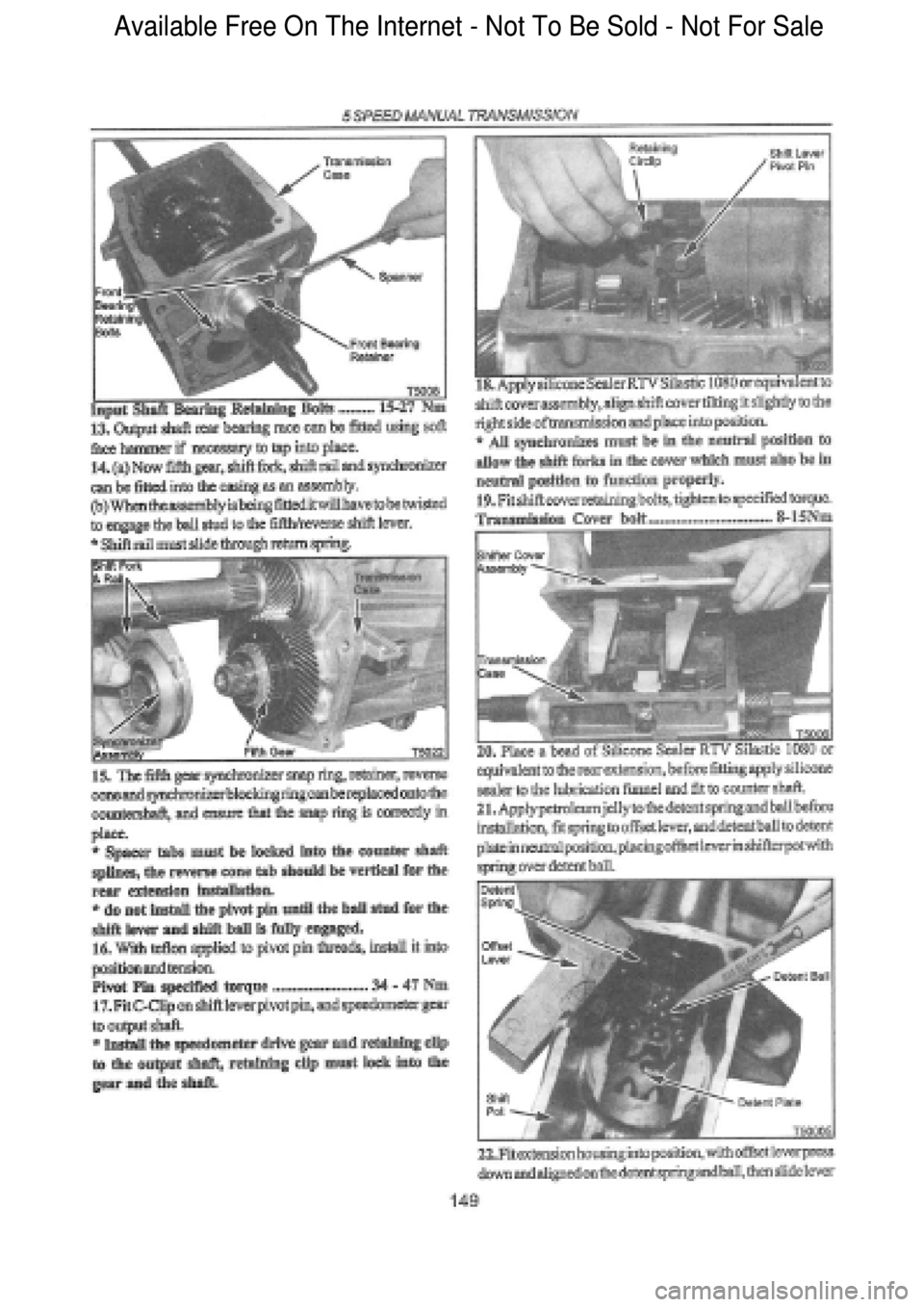 FORD FALCON 1998 Workshop Manual Available Free On The Internet - Not To Be Sold - Not For Sale
Available Free On The Internet - Not To Be Sold - Not For Sale FORD FALCON 1998 Workshop Manual Available Free On The Internet - Not To Be Sold - Not For Sale
Available Free On The Internet - Not To Be Sold - Not For Sale