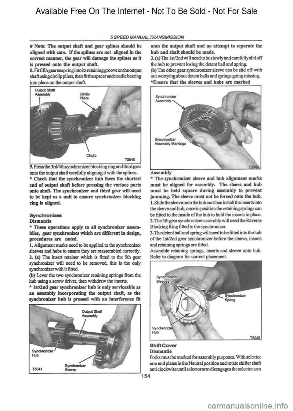 FORD FALCON 1998 Workshop Manual Available Free On The Internet - Not To Be Sold - Not For Sale FORD FALCON 1998 Workshop Manual Available Free On The Internet - Not To Be Sold - Not For Sale